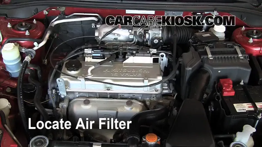 2005 Mitsubishi Lancer ES 2.0L 4 Cyl. Air Filter (Engine)